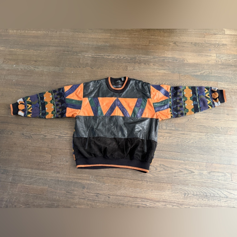 Vintage Multicolor Saxony Sweater